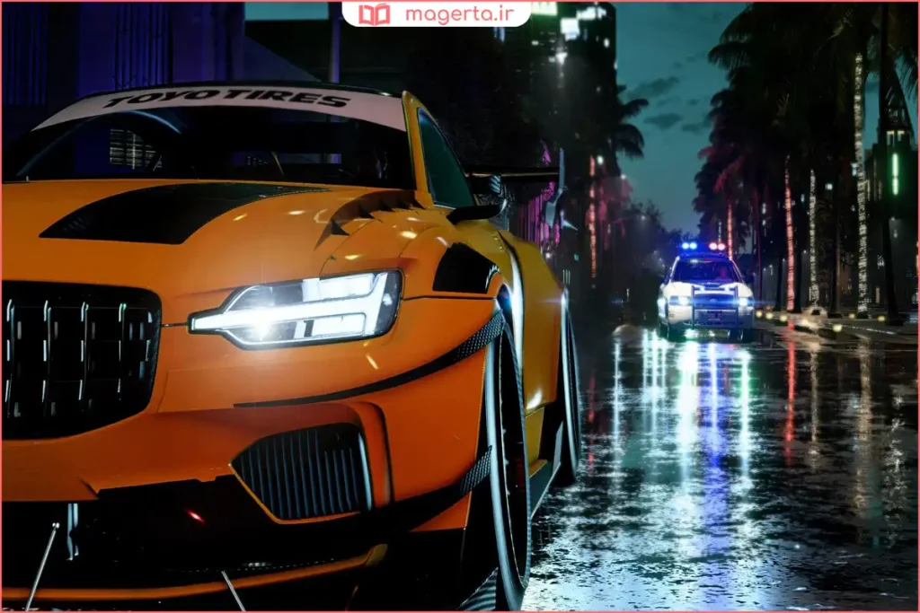 منوی خرید ماشین در گاراژ بازی نید فور اسپید هیت