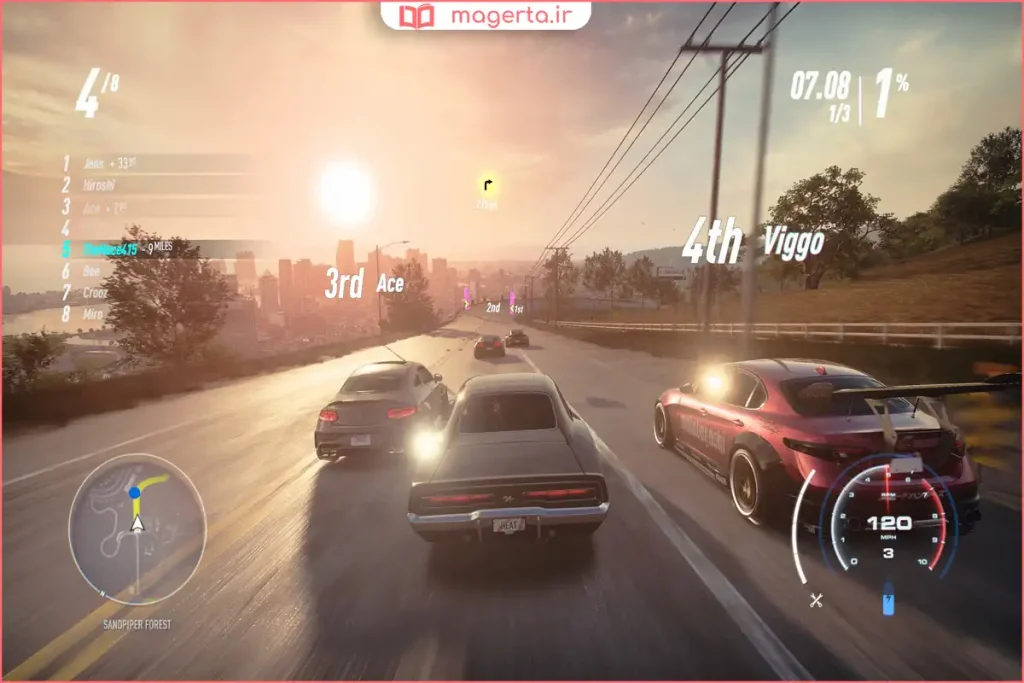 ورود بازیکن به فروشگاه خودرو داخل بازی