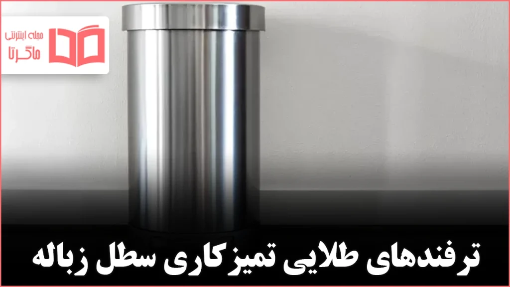 چگونه سطل زباله را تمیز کنیم و بوهای آزاردهنده را از بین ببریم