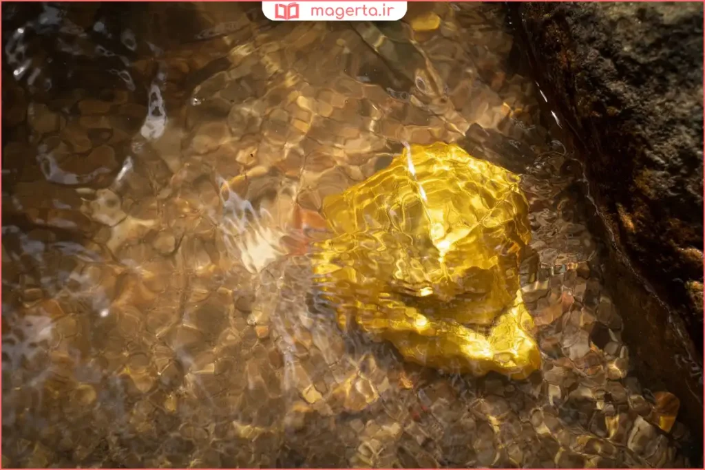 جستجوی طلا در بستر رودخانه با استفاده از تشت طلاشویی