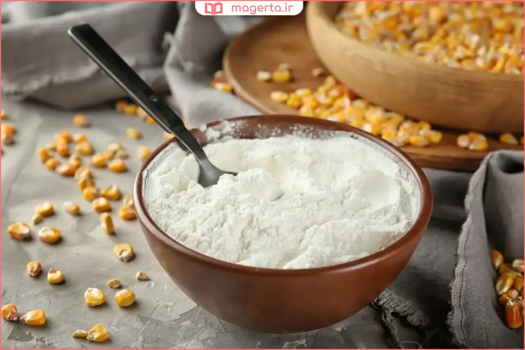 واکنش نشاسته ذرت با آب و تشکیل مایع غلیظ خمیری