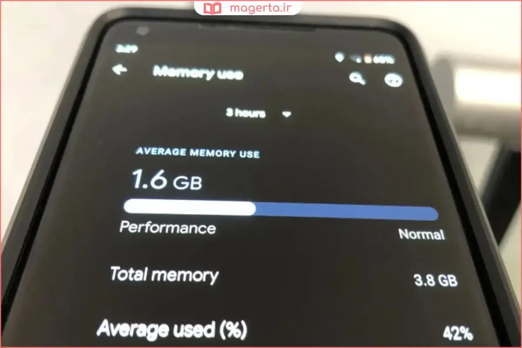 مشاهده اطلاعات رام گوشی در مشخصات سیستم
