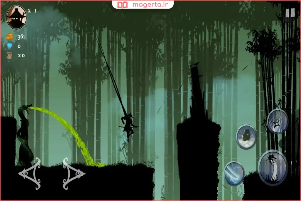 تنظیمات بازی نینجا آراشی برای حالت چندنفره