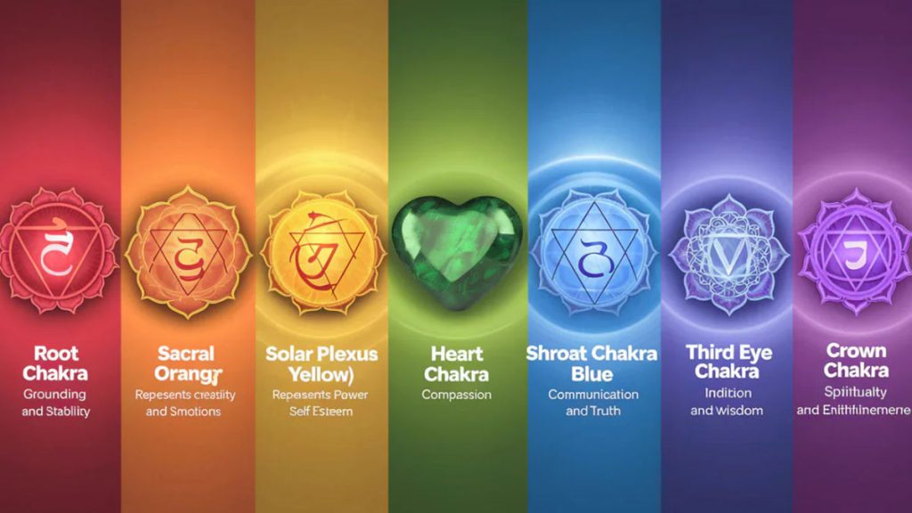 پک سنگ های هفت چاکرا