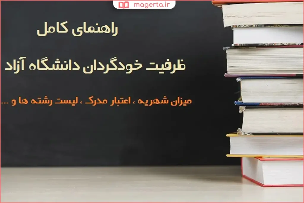 ساختمان دانشگاه آزاد با تابلوی پذیرش ظرفیت خودگردان