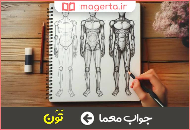 جواب معما جسم آدمی در جدول