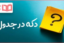 دکه در جدول