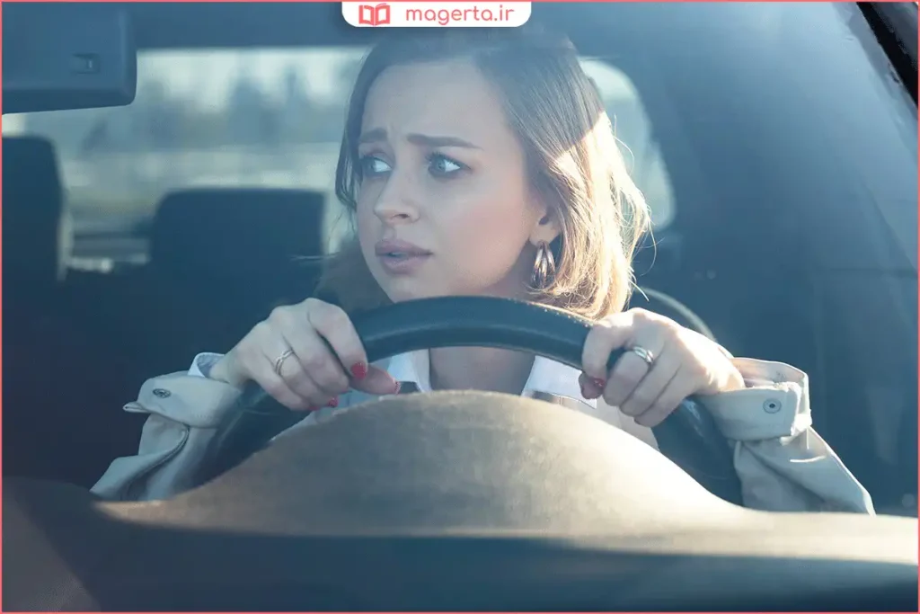 استرس راننده در ترافیک شهری و خیابان شلوغ