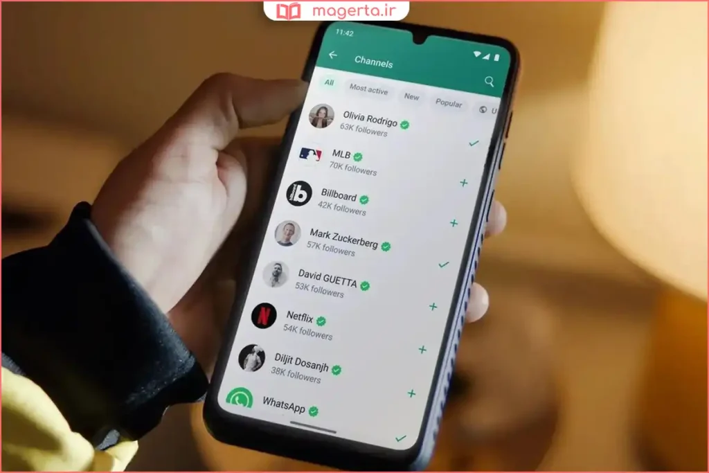 پیام عدم اجازه اسکرین‌ شات از پروفایل واتساپ روی صفحه گوشی