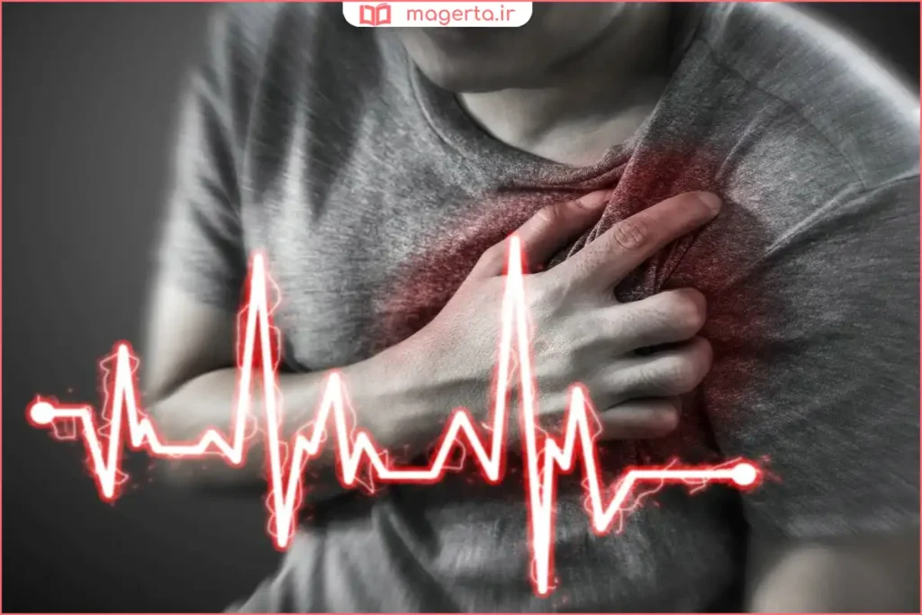 نمایش ضربان قلب پایین روی دستگاه فشارسنج دیجیتال