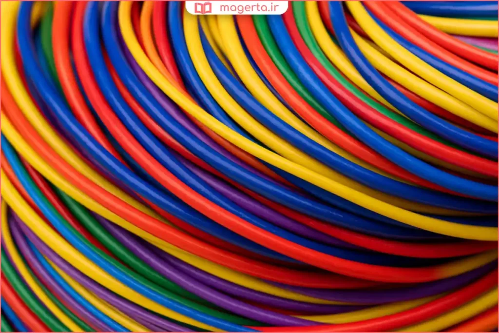 پوشش پلاستیکی سیم برق با خاصیت عایق در برابر برق