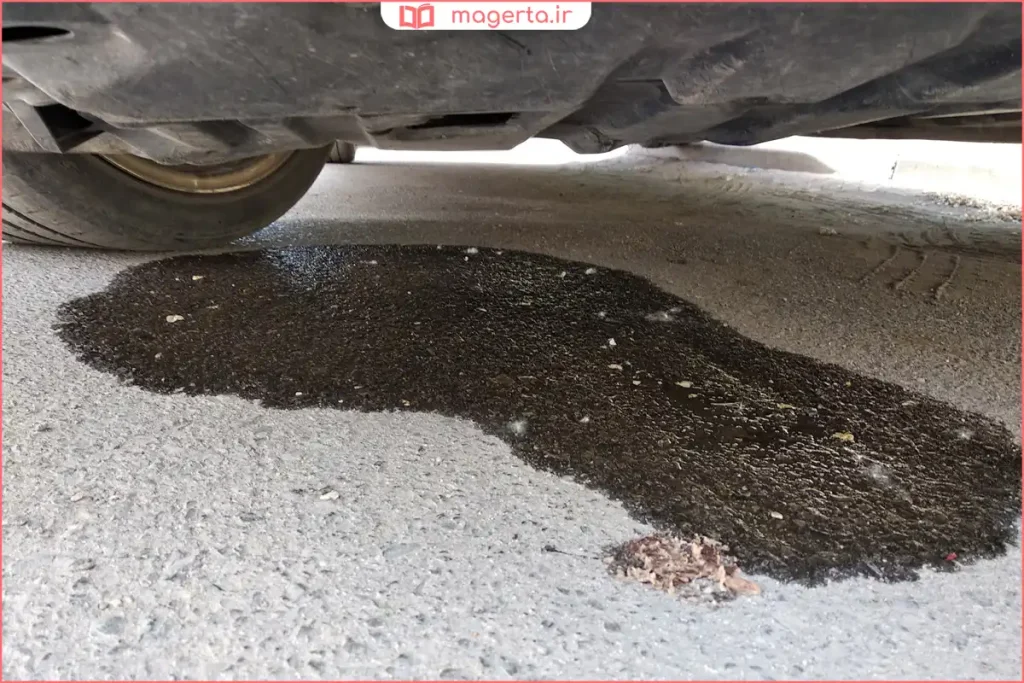 ریزش آب از رادیاتور ماشین هنگام روشن بودن موتور