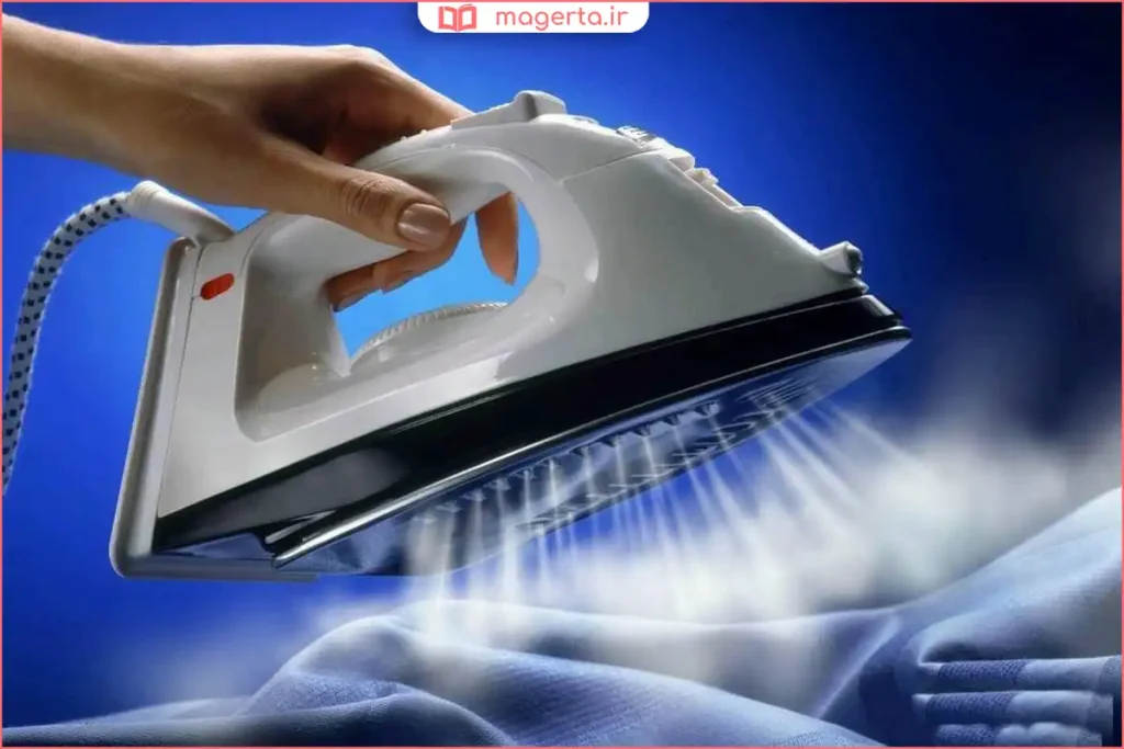 نشت آب از اتو بخار روی لباس در زمان اتوکشی