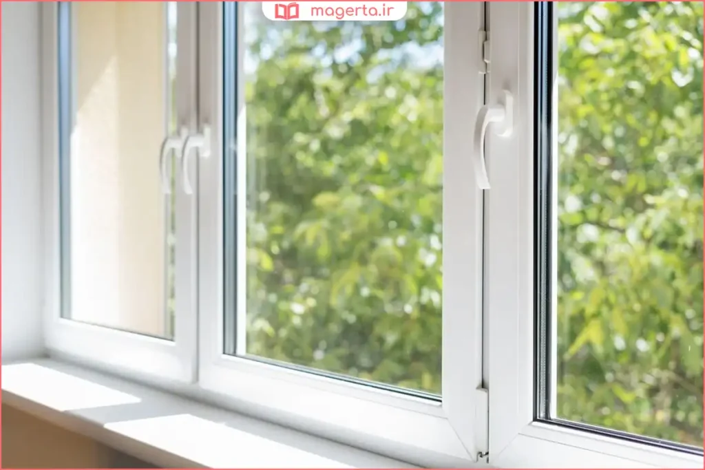احساس جریان هوای سرد کنار پنجره دوجداره بسته