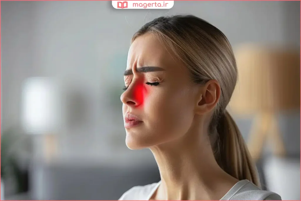 آب زرد از بینی به دلیل عفونت سینوس‌ها