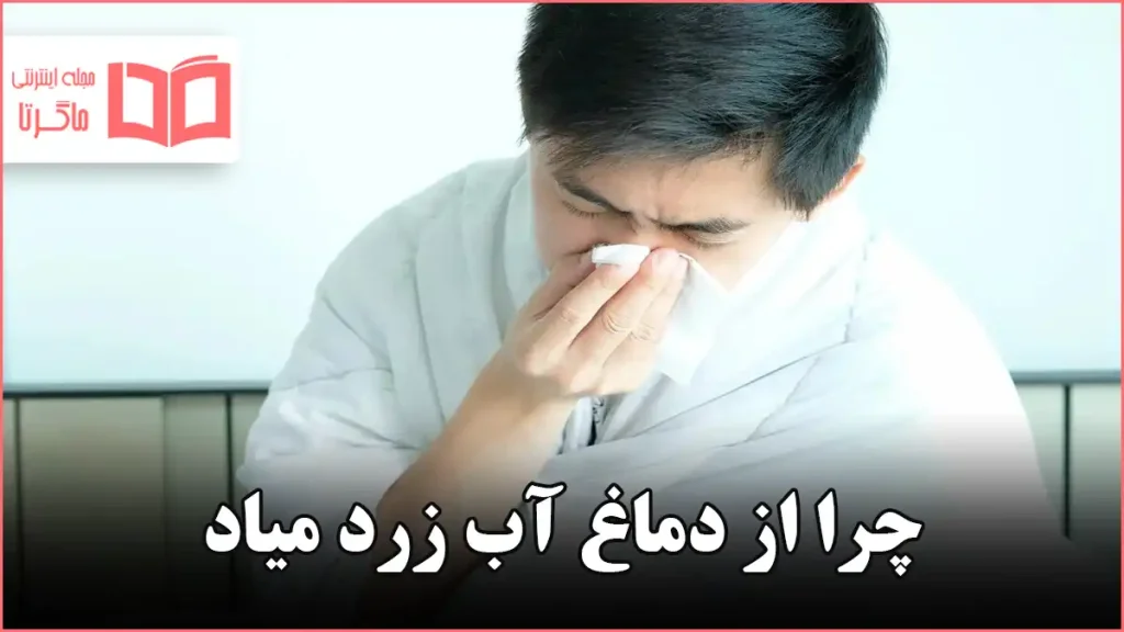 چرا از دماغ آب زرد میاد