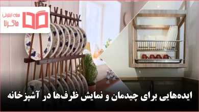 ایده جذاب برای چیدمان و نمایش ظرفها در آشپزخانه