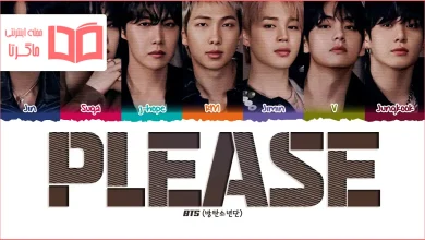 متن و ترجمه آهنگ Please از BTS