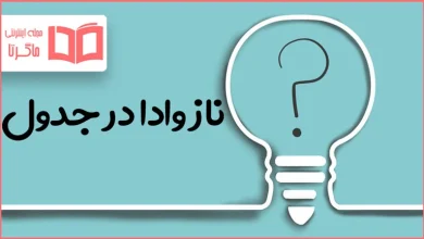 ناز وادا در جدول