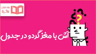 آش با مغز گردو در جدول