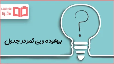 بیهوده و بی ثمر در جدول