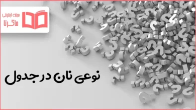 نوعی نان در جدول
