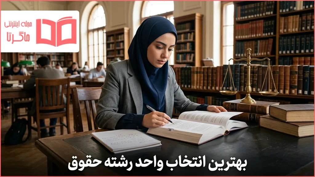 بهترین انتخاب واحد رشته حقوق
