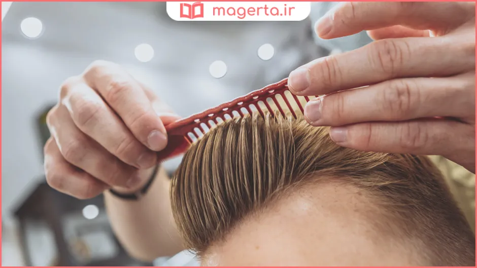 ژل مو برای موهای موج دار مردانه