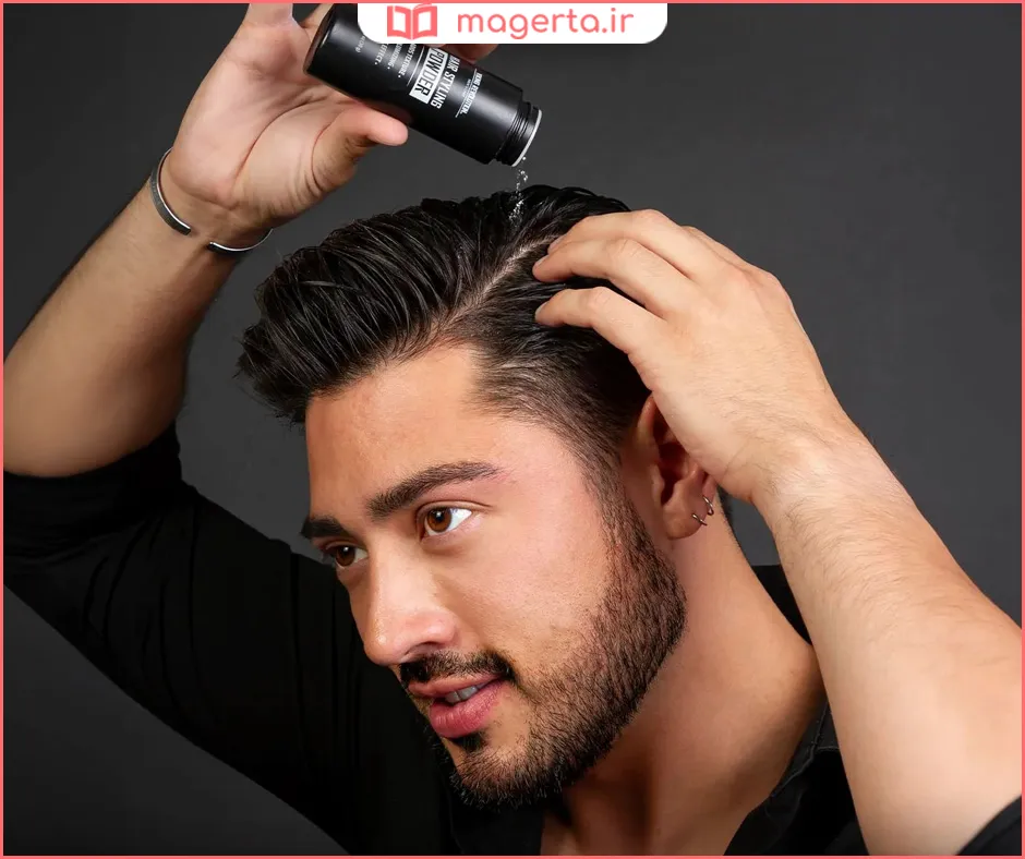 پودر حجم دهنده مو مردانه