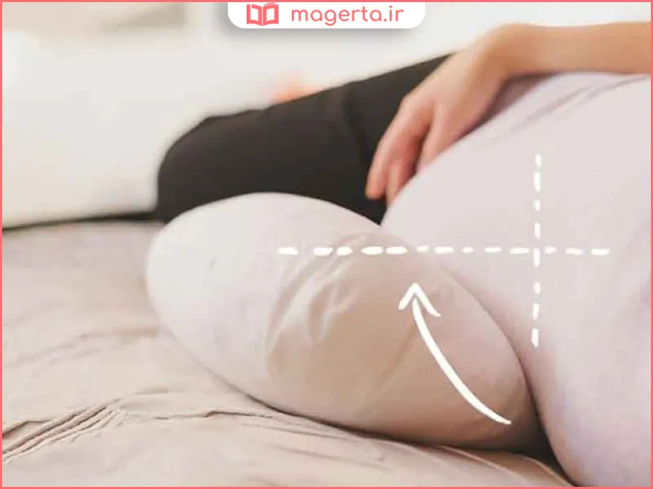 بهترین حالت خوابیدن در بارداری