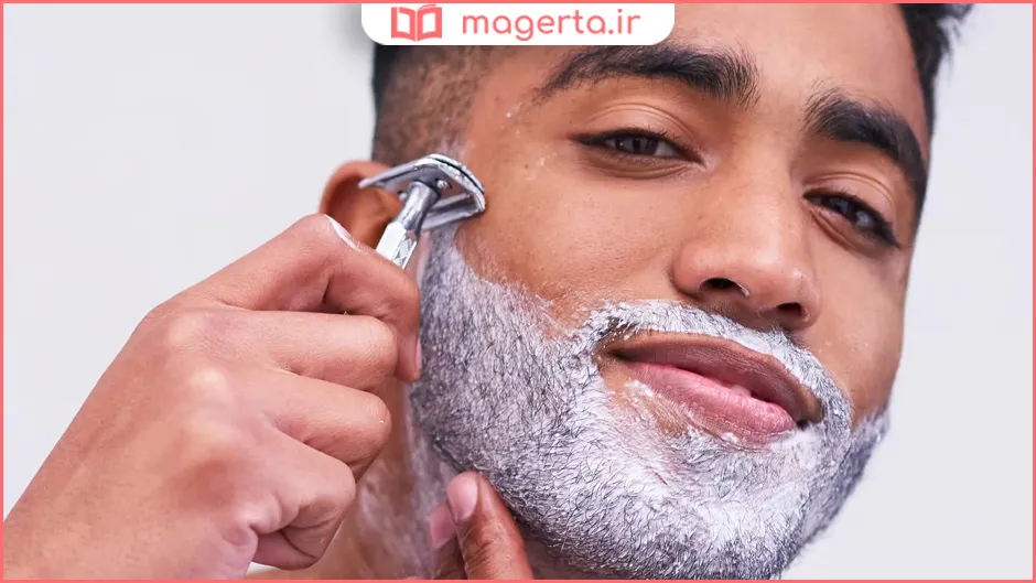 آموزش شیو صورت با تیغ