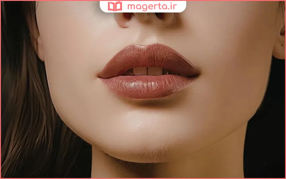 روش درست رژ لب زدن