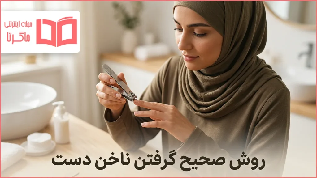 روش صحیح گرفتن ناخن دست