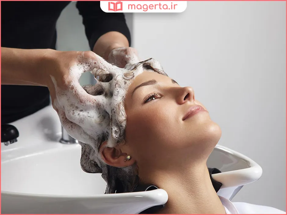 طریقه شستن مو
