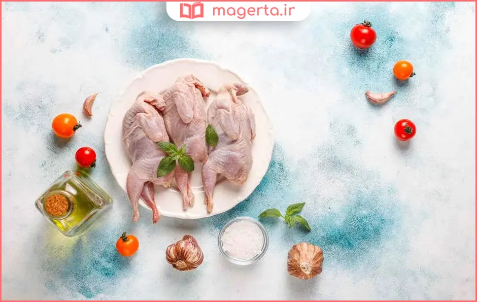 یخ زدایی مرغ منجمد