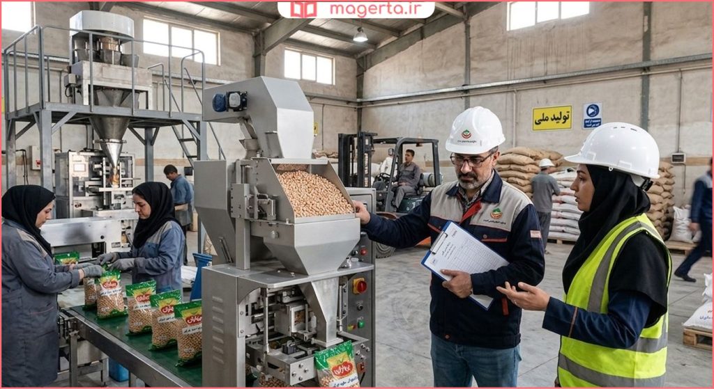 مسئول فنی در واحد بسته بندی حبوبات