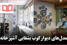 مدل دیوارکوب بشقابی آشپزخانه