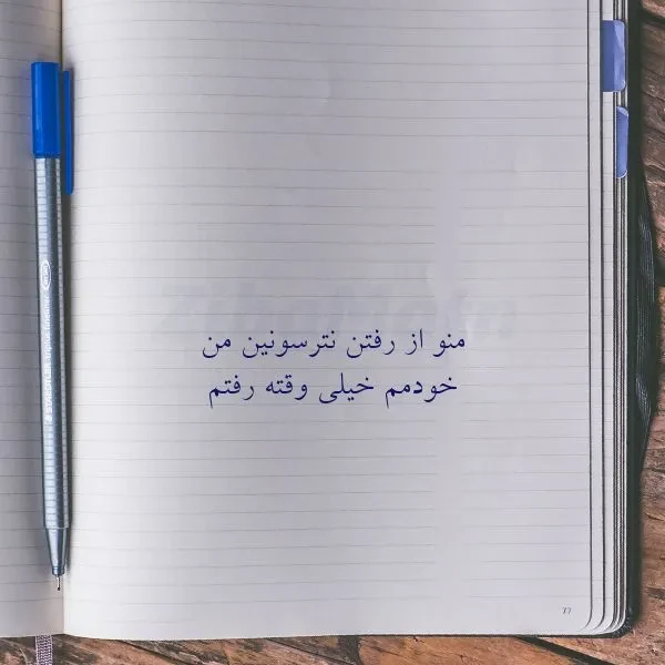 متن در مورد رفتن خودم