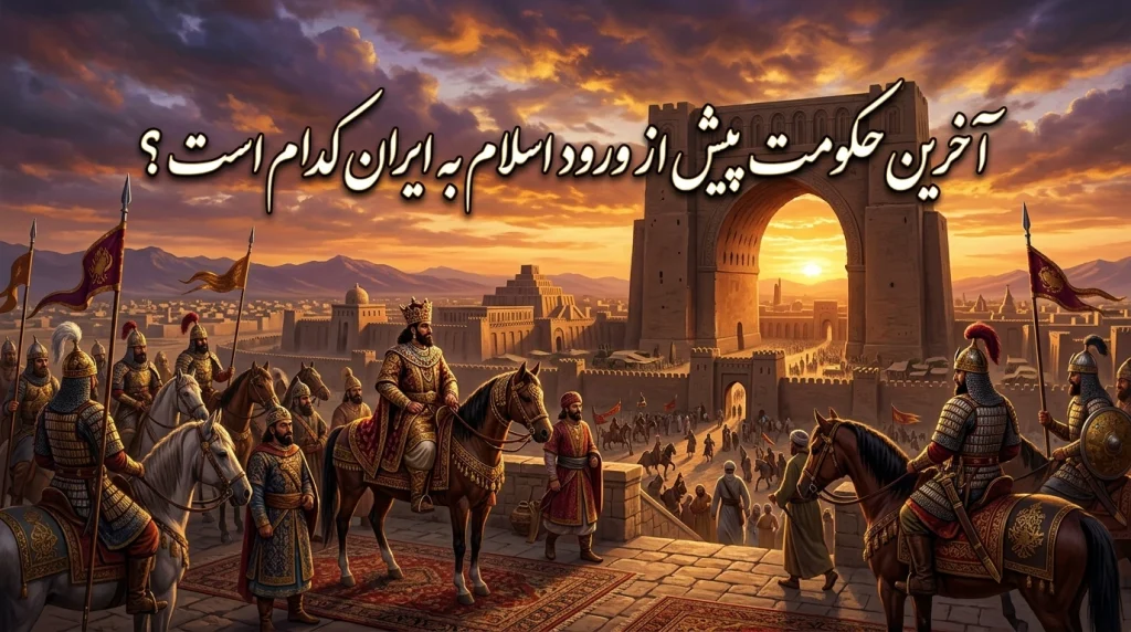 آخرین حکومت پیش از ورود اسلام به ایران کدام است کلاس هفتم
