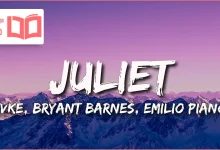 متن و ترجمه آهنگ Juliet از JVKE و Bryant Barnes و Emilio Piano