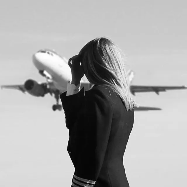 عکس نوشته دلتنگی هواپیما دخترونه