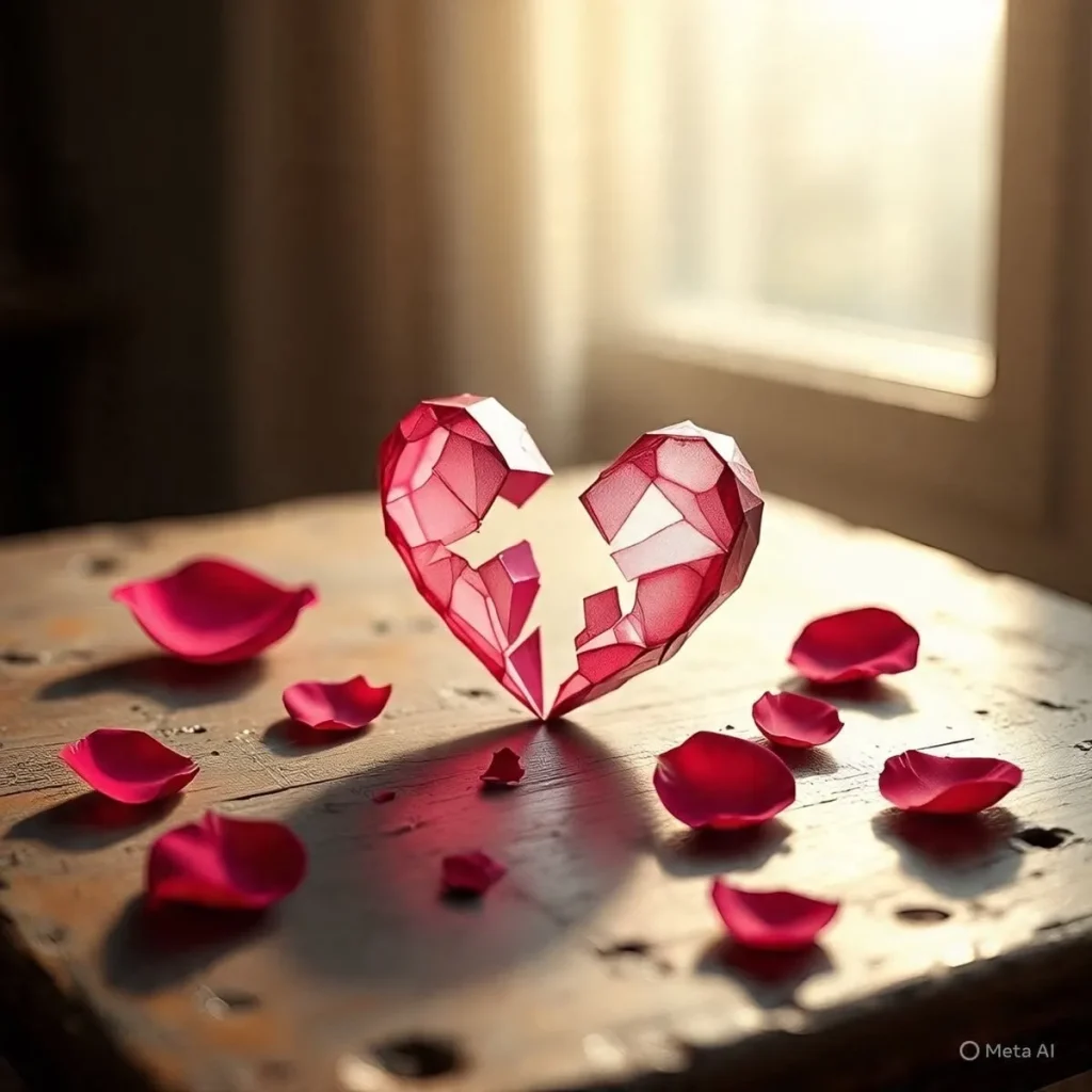 عکس پروفایل قلب شکسته