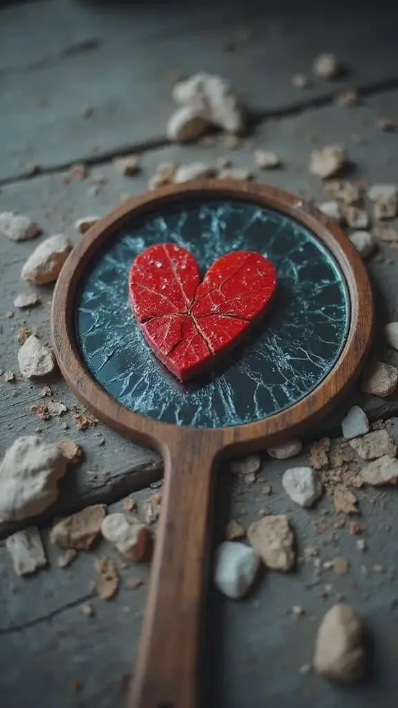 عکس پروفایل قلب شکسته غمگین