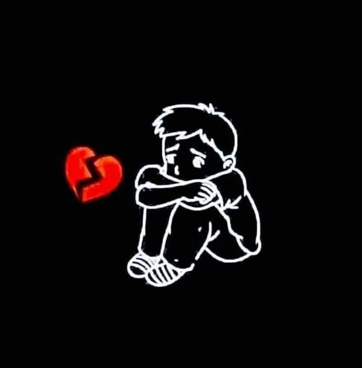 عکس پروفایل قلب شکسته پسرانه
