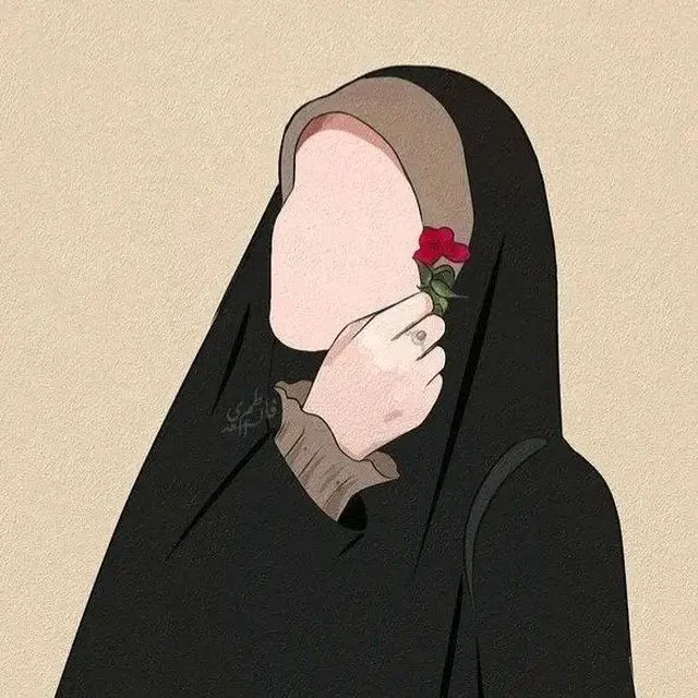 عکس پروفایل دختر چادری با صورت پوشیده