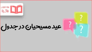 عید مسیحیان در جدول