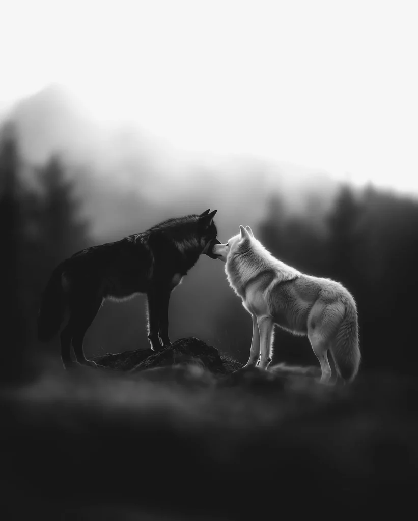 عکس پروفایل پسرانه گرگ بدون چهره