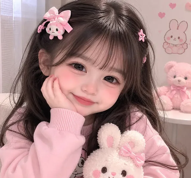 عکس پروفایل عروسکی بامزه صورتی