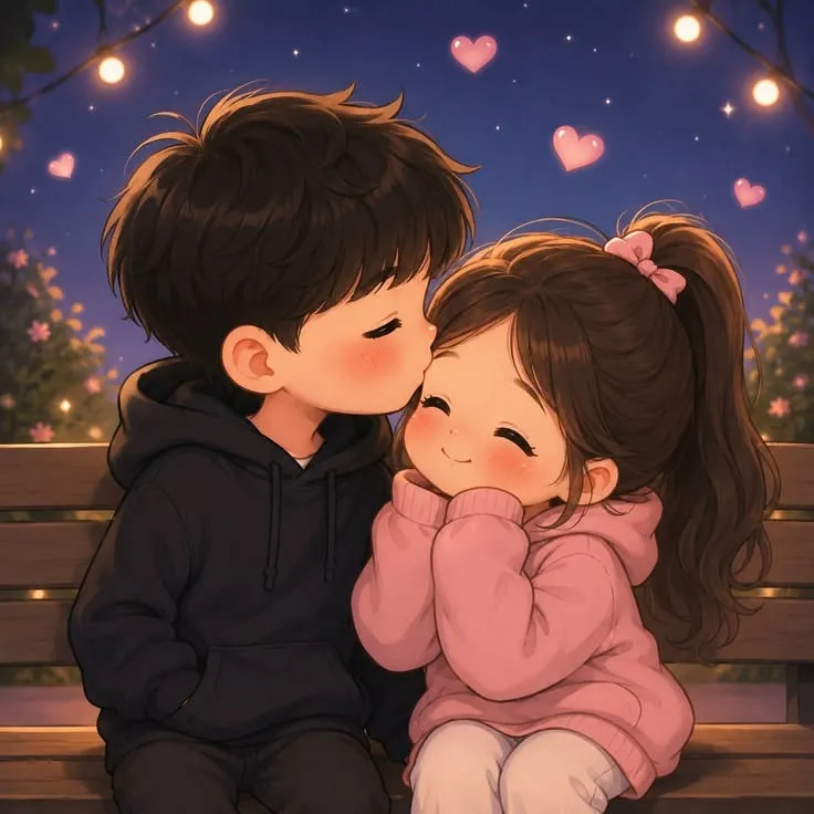 عکس پروفایل بچه گانه عاشقانه شاد