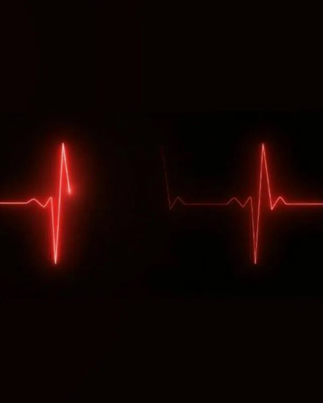 عکس پروفایل ضربان قلب قطع شده
